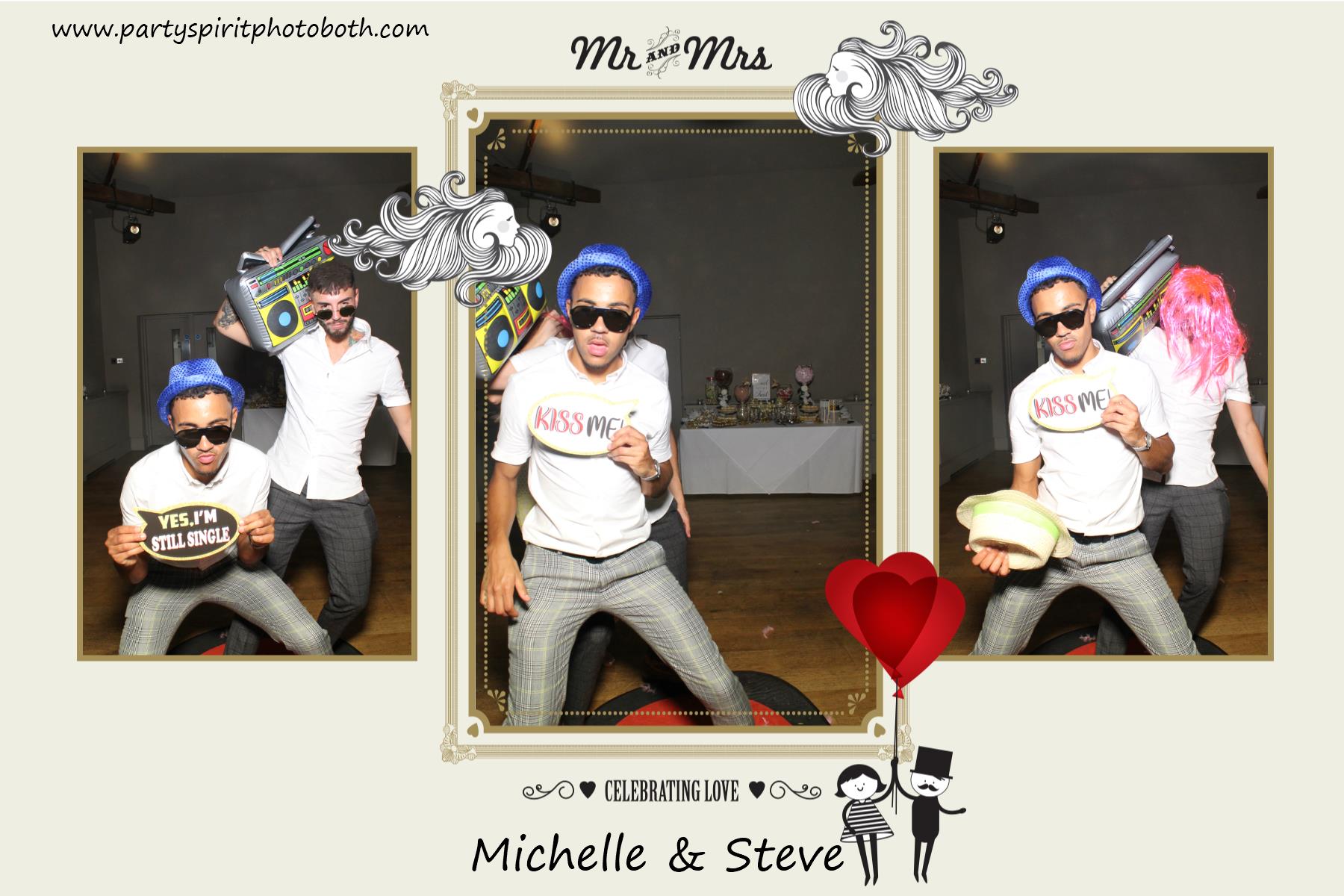 Michelle & Steve Wedding | View more photos from the event at gallery.partyspiritphotobooth.com/u/PartySpiritPhotoBooth/Michelle-Steve-Wedding